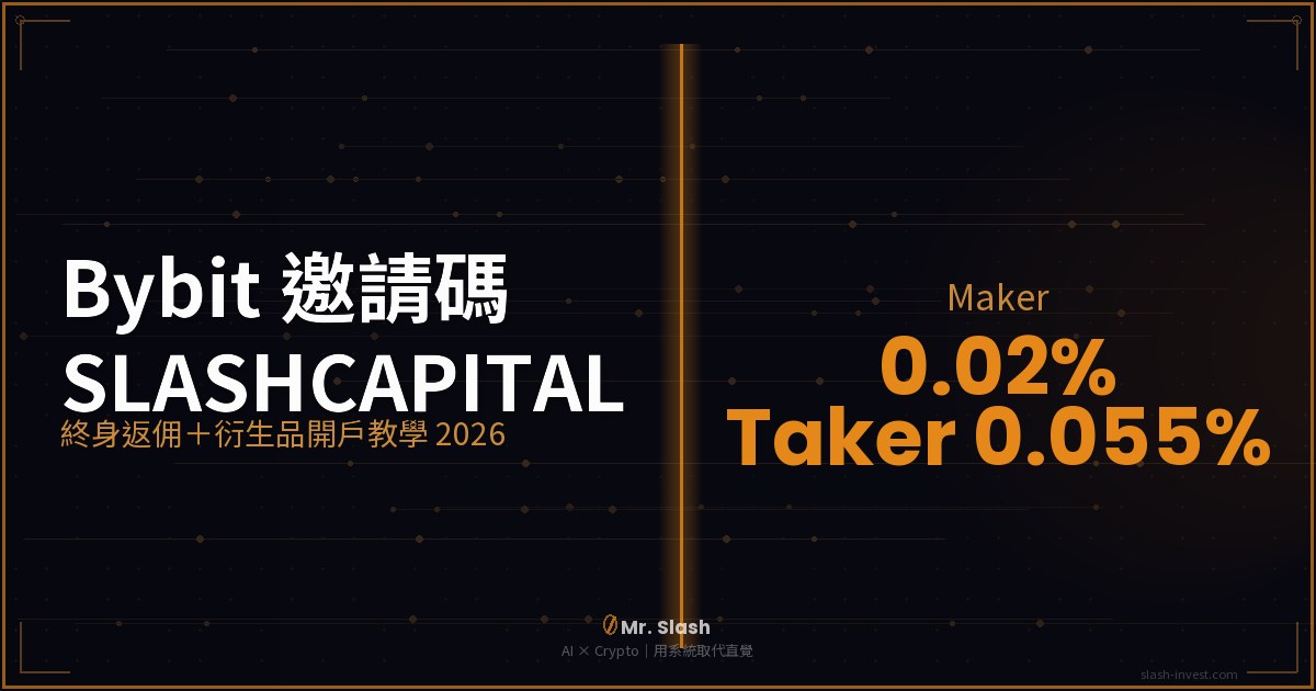 Bybit 邀請碼 SLASHCAPITAL 終身返佣