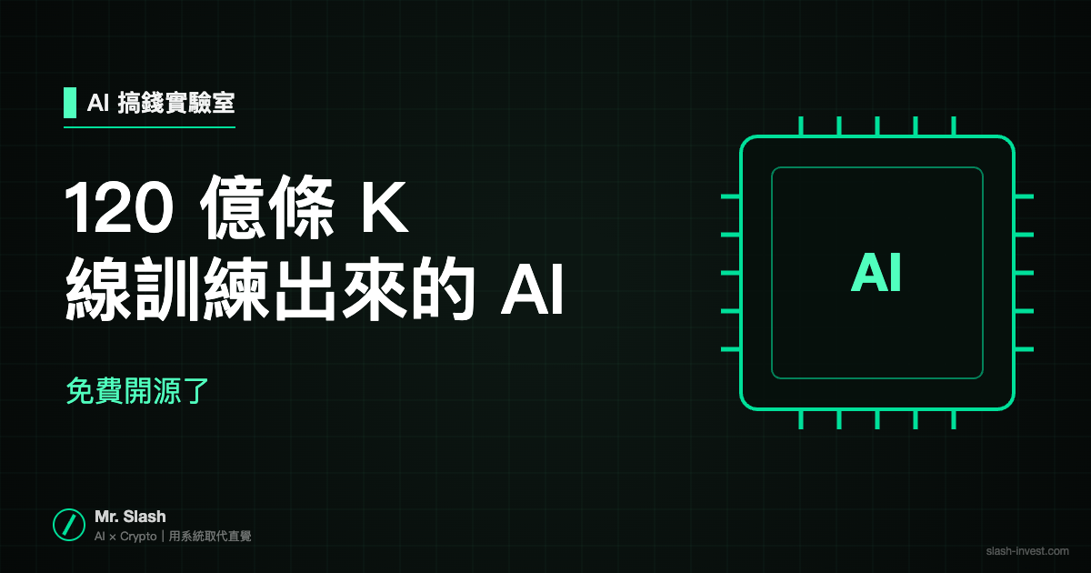 120 億條 K 線訓練出來的 AI,免費開源了