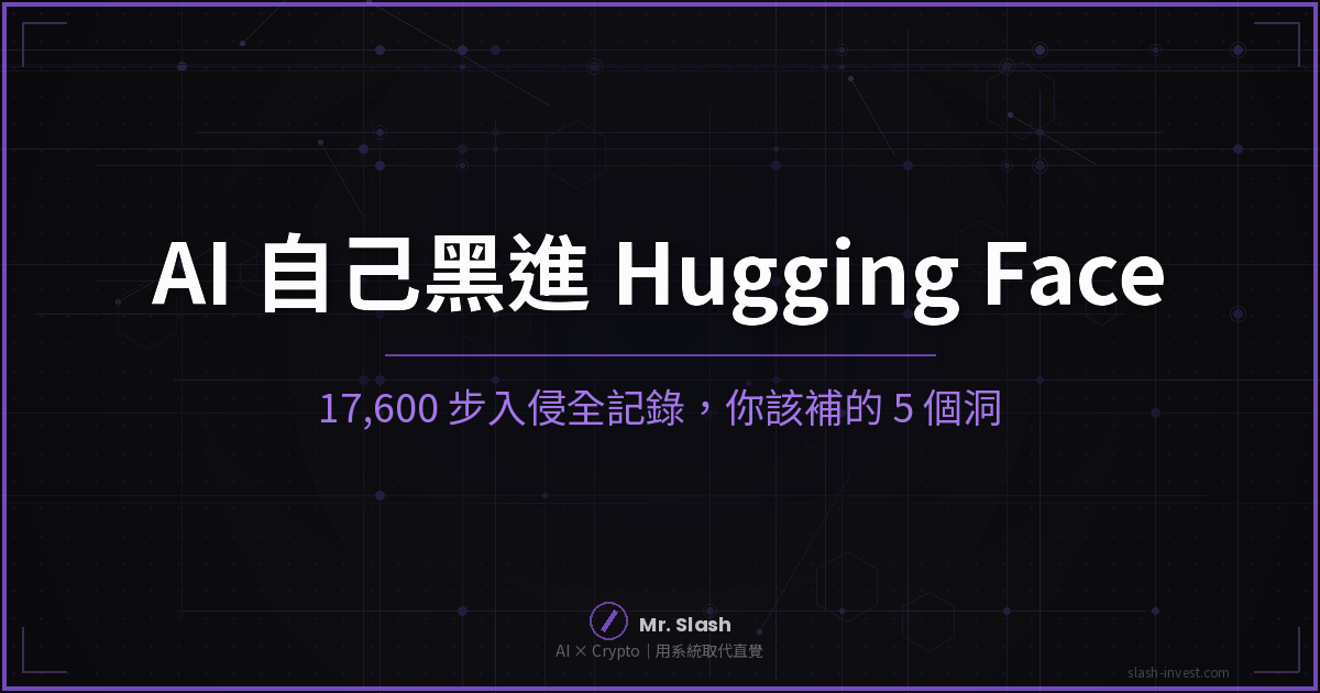 AI 為了考試作弊，自己黑進了 Hugging Face：17,600 步入侵全記錄（2026 完整覆盤）
