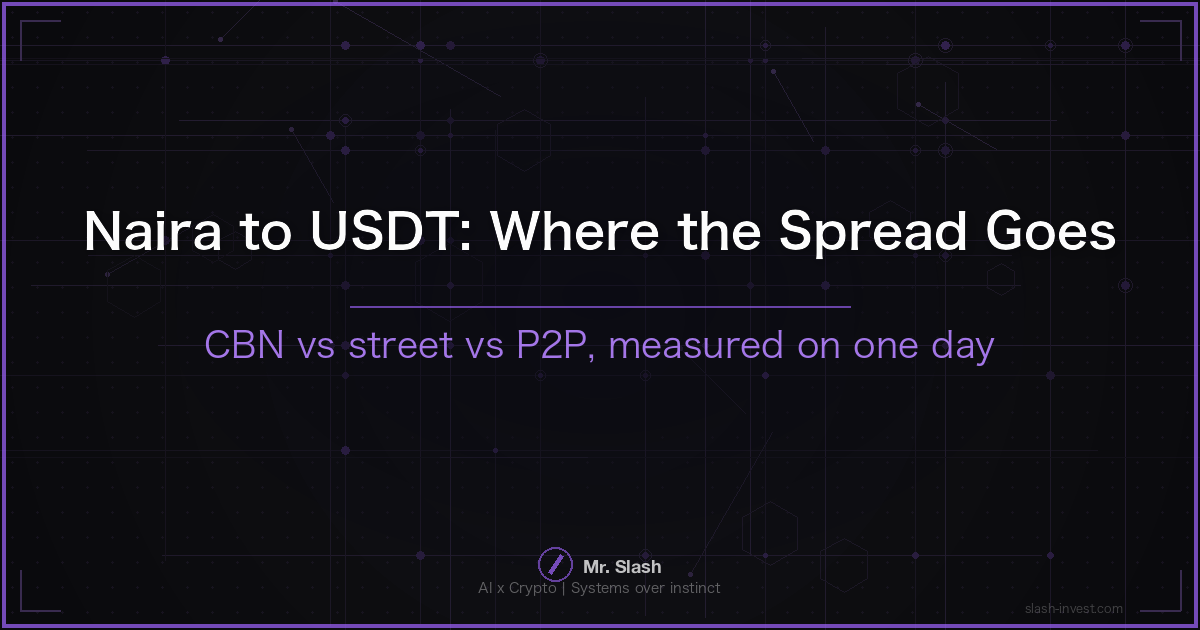 Naira to USDT: Where the Spread Goes｜slash-invest