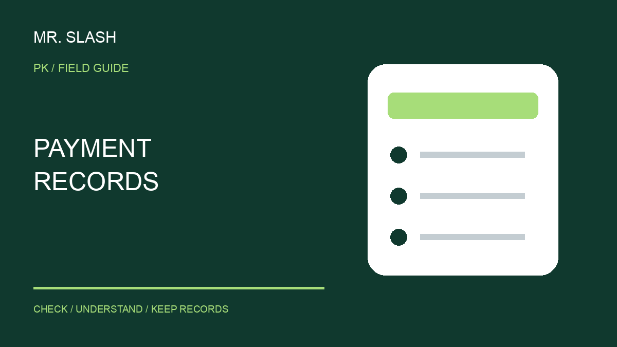 Crypto Transaction Records in Pakistan: A Practical Evidence Folder