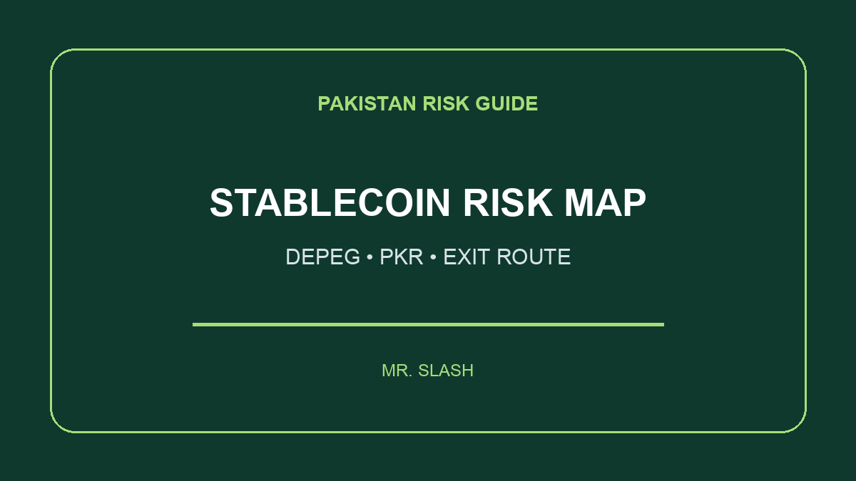 Stablecoin Risk for PKR Users: Depeg, Issuer and Exit Route